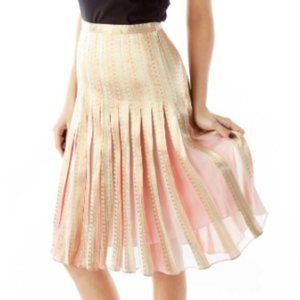 Lafayette 148 New York Pleated Skirt Size 6